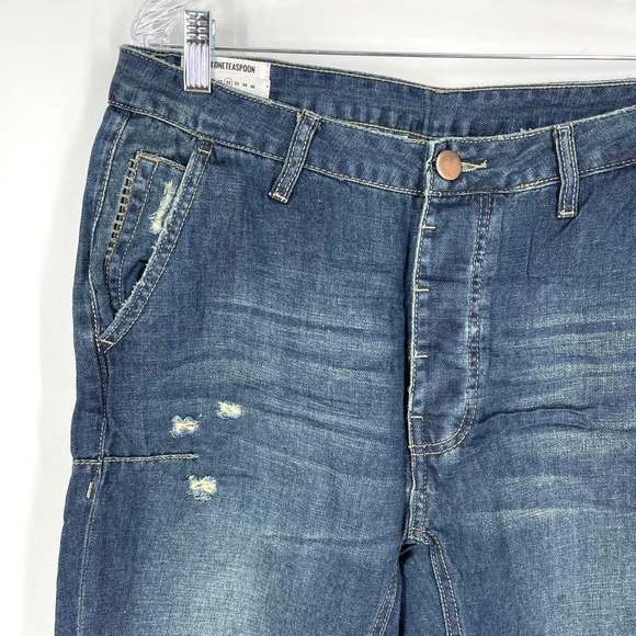 Man X One Teaspoon Mr Browns Jeans Indigo Men's 32R NWT - Picture 4 of 12